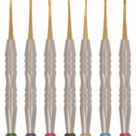 Gold-Coated Sinus Lift Elevator and Curette Set