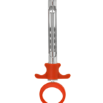 Ergonomic Dental Cartridge Aspirating Syringe (Red Soft-Grip)