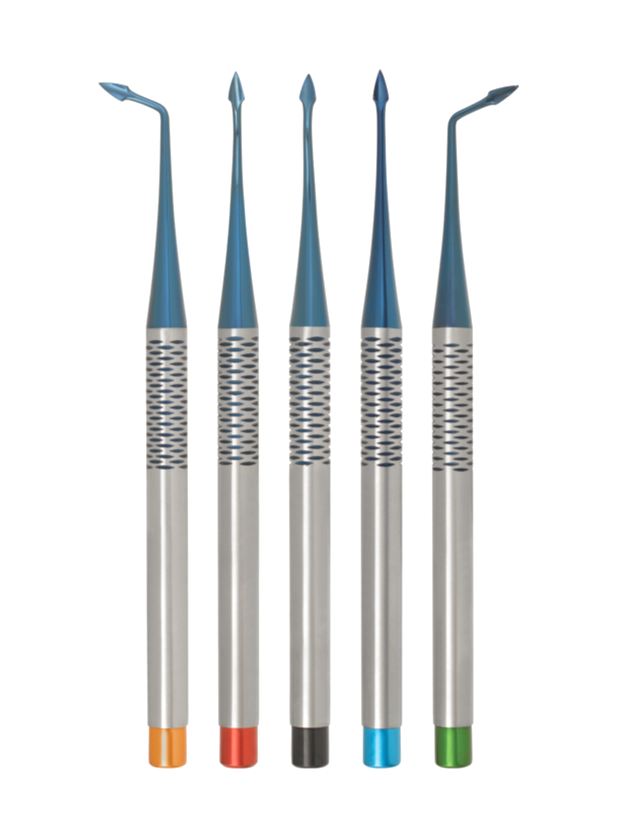 Screenshot 2026-08-15 204314 Spear-Point Dental Osteotome & Bone Expander Set (Blue Titanium Coated) - Imagen 1