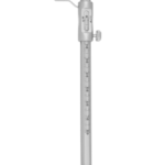 Precision Dental Surgical Bone Caliper with Locking Screw (0–80 mm Scale)