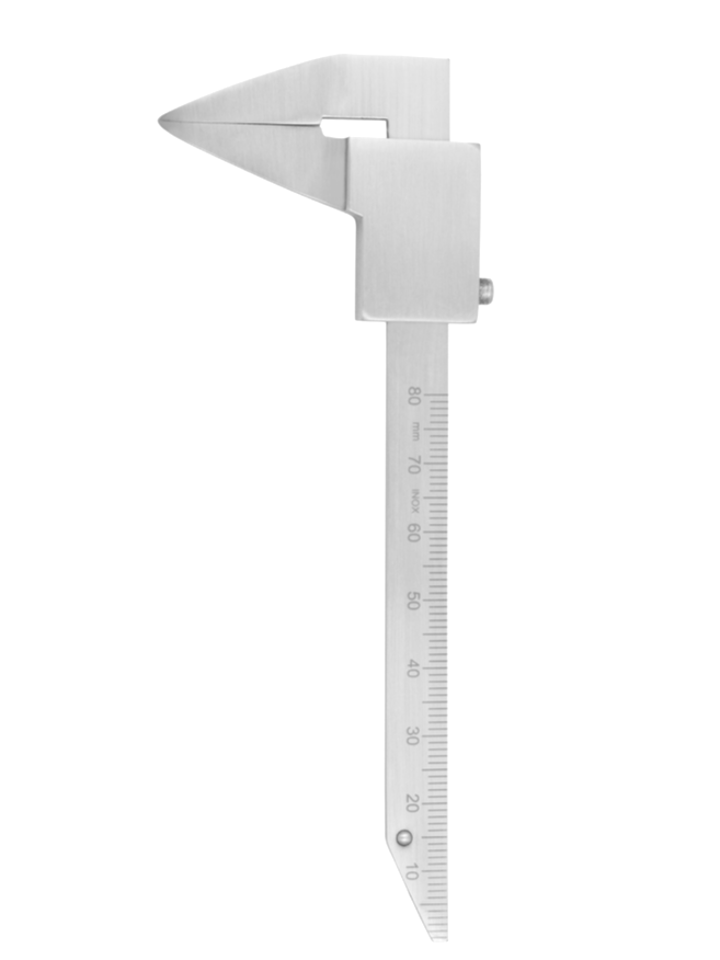 Screenshot 2026-08-15 204454 Castroviejo Style Dental Surgical Vernier Caliper (0–80 mm Scale) - Imagen 1