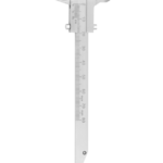Dual-Jaw Surgical Vernier Caliper with 0–80 mm Scale (INOX)